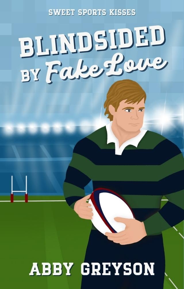 Book cover for Blindsided by Fake Love by author Abby Greyson